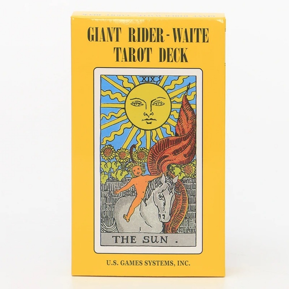 Tarot Cards Deck With Guidebook - 10*17.3 cm Büyük Klasik Rider Waite