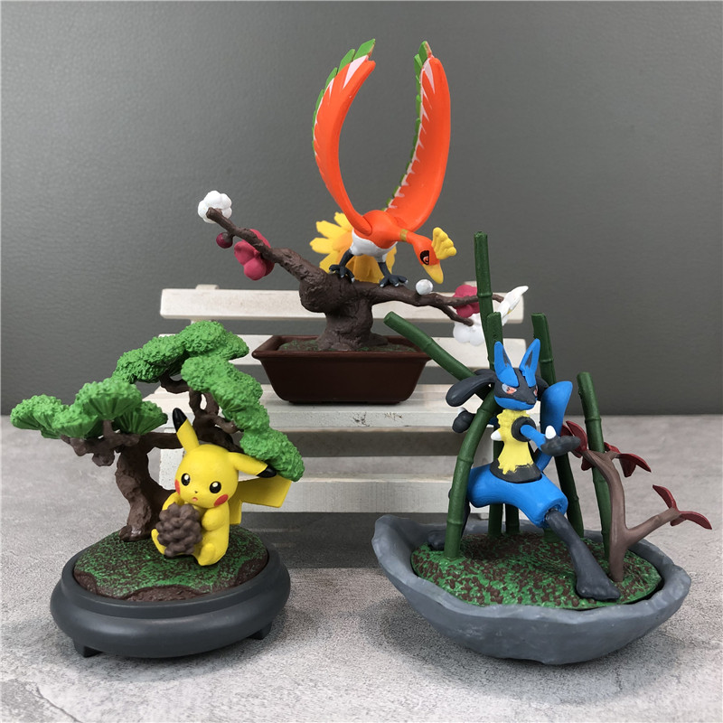 Anime Action Figure Blind Box - ReMent Pokemon Bonsai Koleksiyonu Kör Kutu