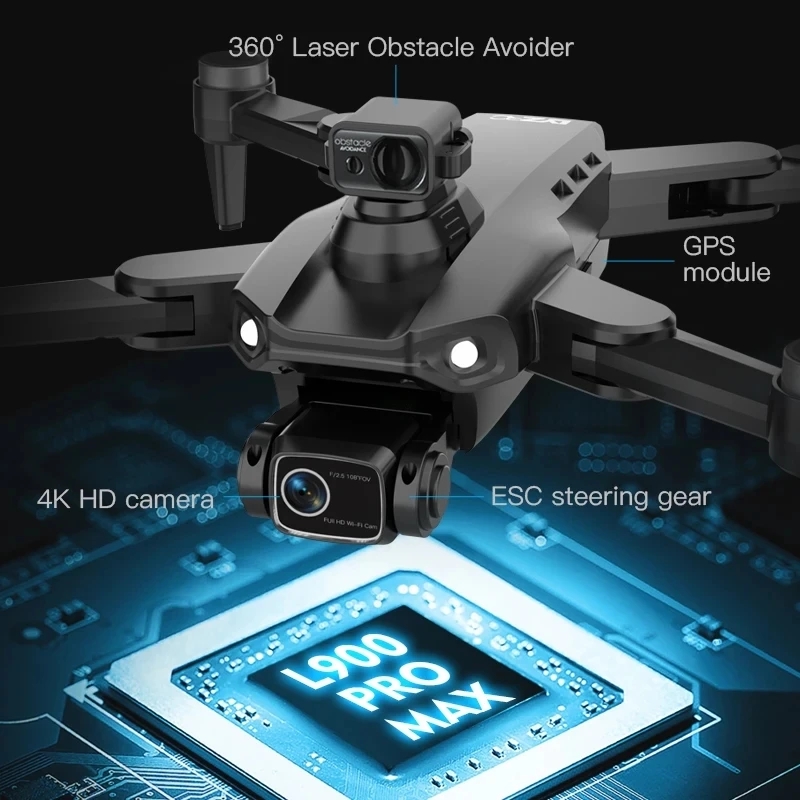 L900 Pro MAX GPS Drone 4K Prof - Fpv Brushless Rc Drone 4K incelemesi ve fiyatı