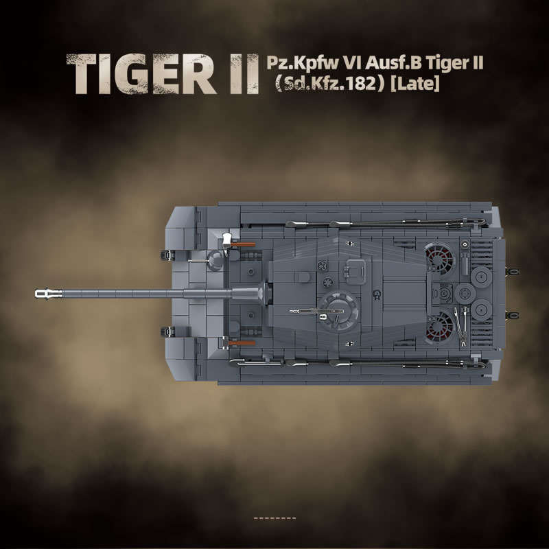 WW2 Askeri Kral Kaplan Ağır Ta - Lego Compatible Military Tank incelemesi ve fiyatı
