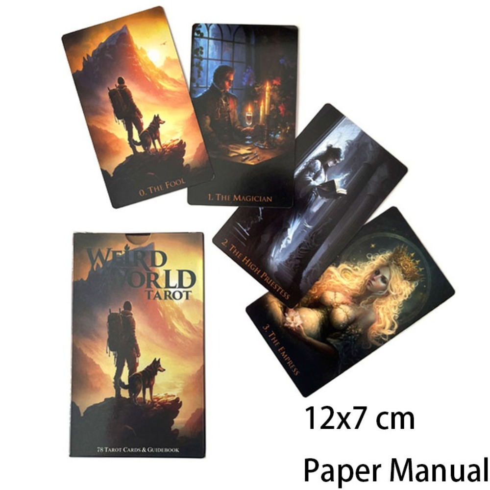 12*7cm Garip Dünya Tarotu 78 K - Tarot Cards Deck With Guidebook incelemesi ve fiyatı
