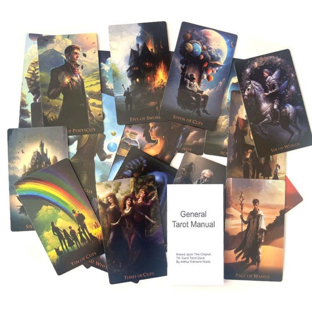 12*7cm Garip Dünya Tarotu 78 K - Tarot Cards Deck With Guidebook incelemesi ve fiyatı