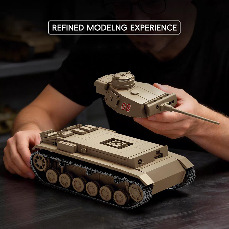 2. Dünya Savaşı Afrika Korps P - Lego Compatible Military Tank incelemesi ve fiyatı