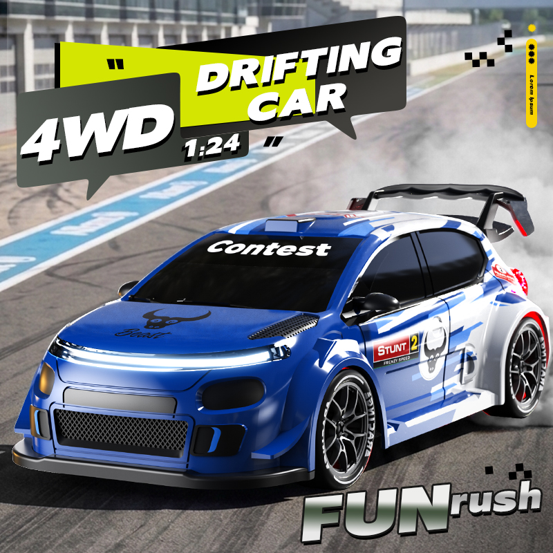 1:24 Ölçekli 4WD Drift RC Arab - Rc Drift Car 1 24 Scale 4Wd incelemesi ve fiyatı