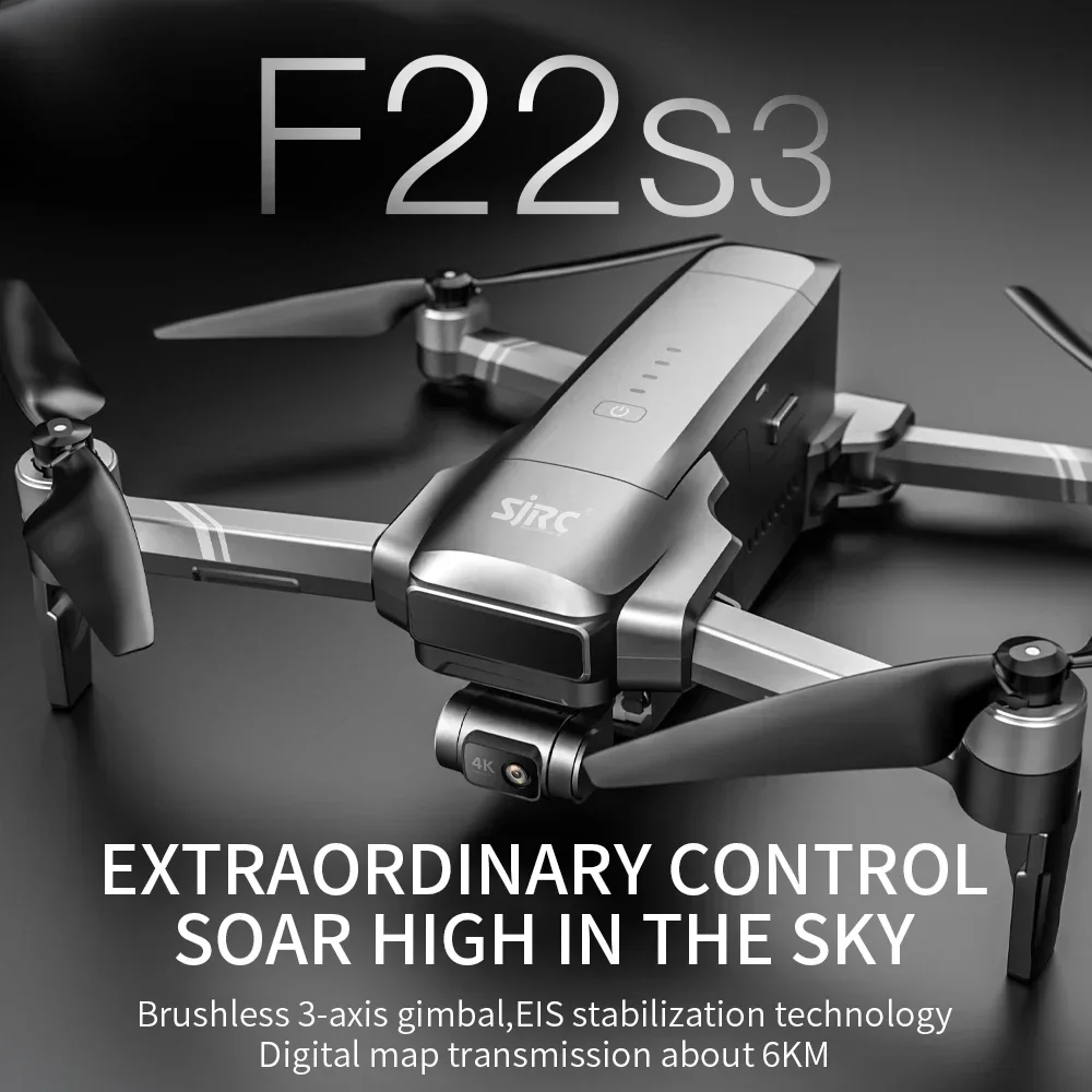 SJRC F22 S3 pro Katlanabilir R - Fpv Brushless Rc Drone 4K incelemesi ve fiyatı