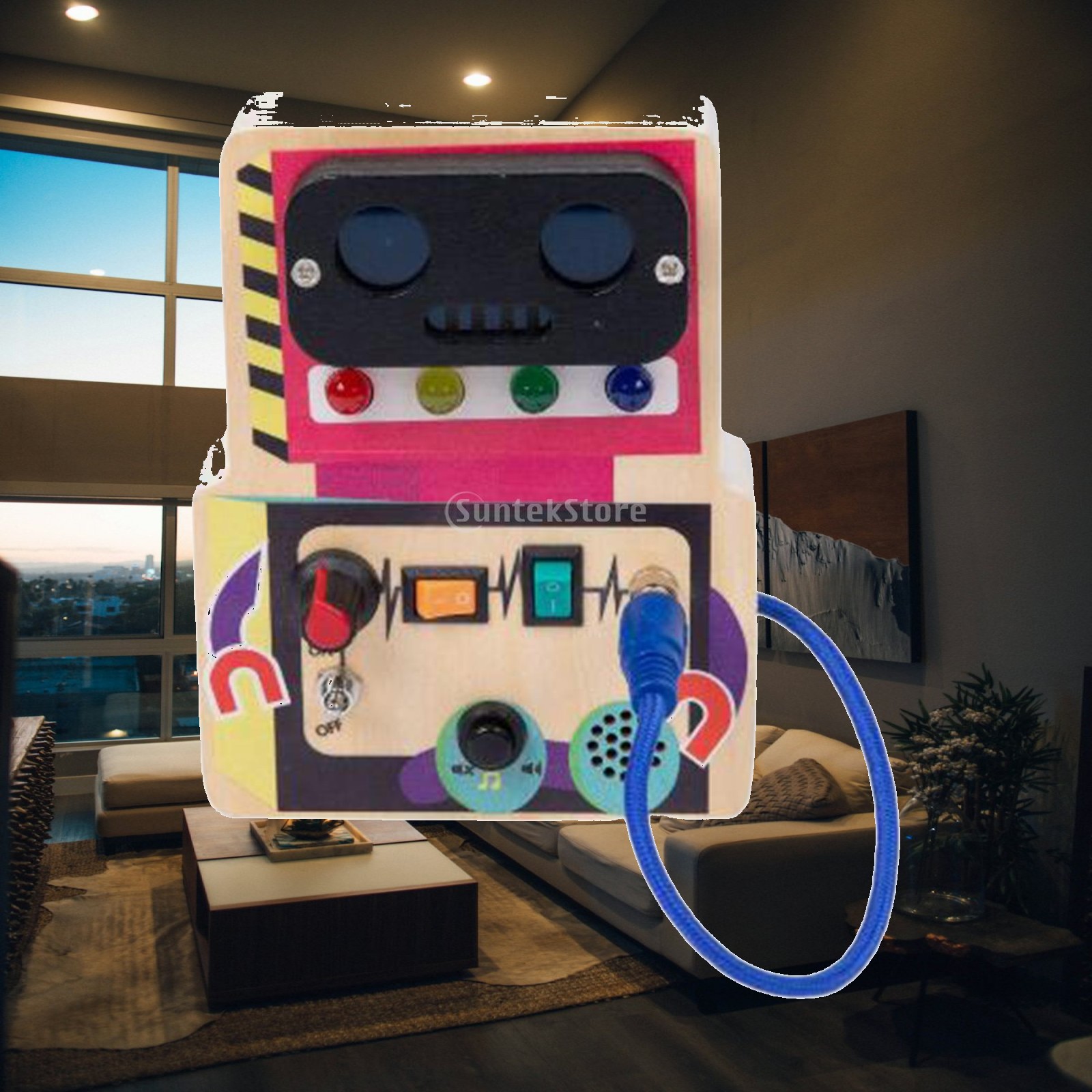 LED Ahşap Duyusal Tahta, Yeni  - Montessori Wooden Busy Board Toddler incelemesi ve fiyatı
