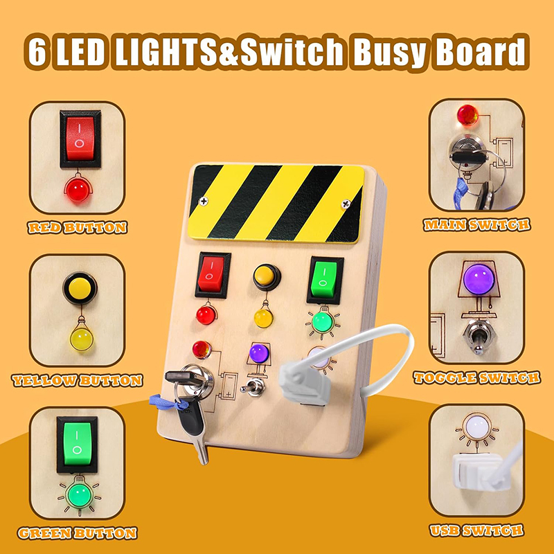 Montessori Aktivite Panosu Beb - Montessori Wooden Busy Board Toddler incelemesi ve fiyatı