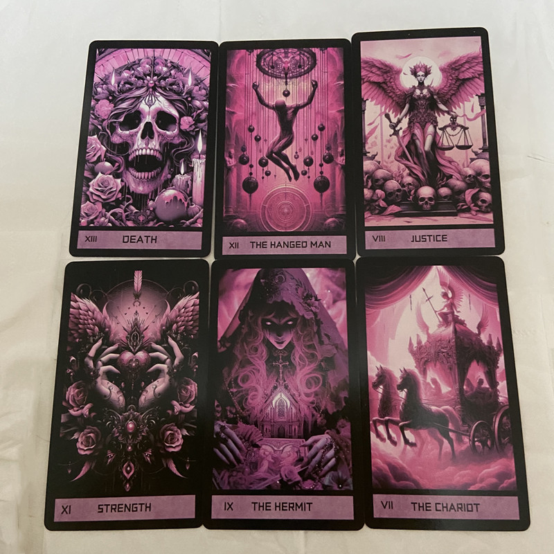 Pembe Gotik Tarot Destesi 78 K - Tarot Cards Deck With Guidebook incelemesi ve fiyatı
