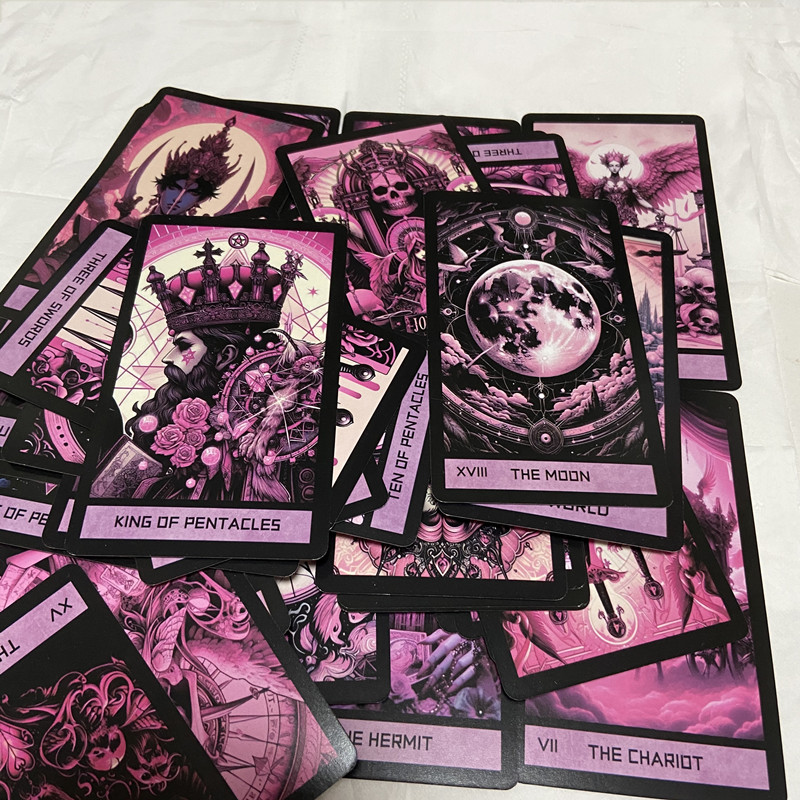 Pembe Gotik Tarot Destesi 78 K - Tarot Cards Deck With Guidebook incelemesi ve fiyatı