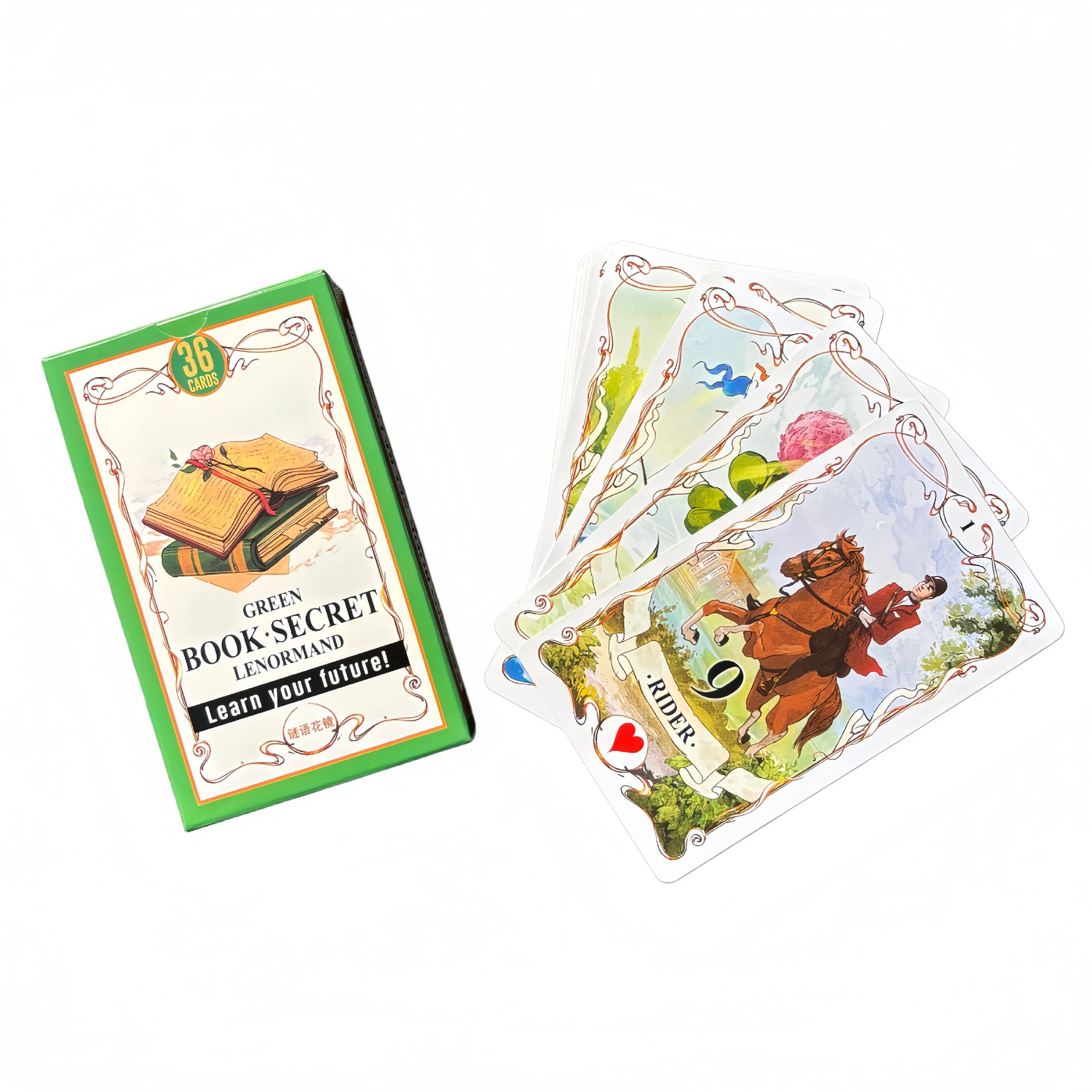 Yeşil Kitap Gizli Lenormand Ke - Tarot Cards Deck With Guidebook incelemesi ve fiyatı
