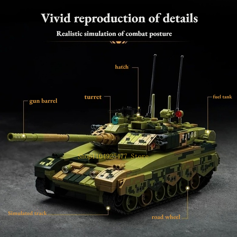 KEEPPLEY Yapı Blokları, Harika - Lego Compatible Military Tank incelemesi ve fiyatı